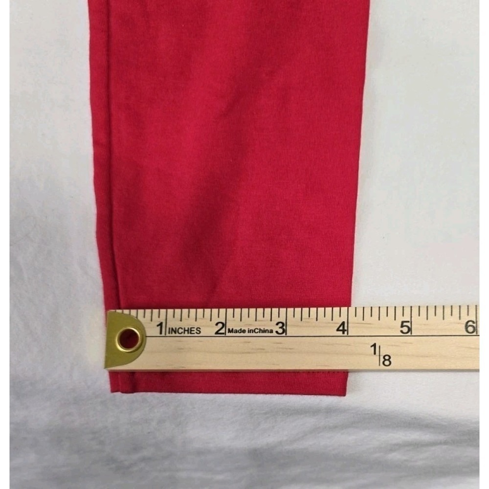 No Boundaries Women's Medium (7-9) Red Leggings - Picture 5 of 8